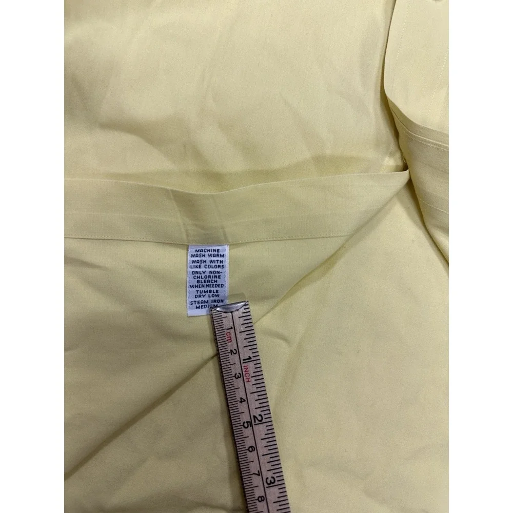 Ralph Lauren Polo L Classic Fit Collared Short Sleeve Shirt‎ Yellow Button Down